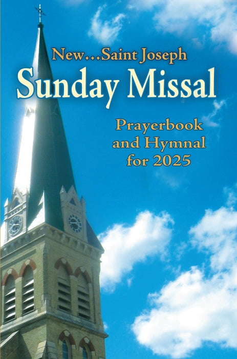 New Saint Joseph Sunday Missal Prayerbook and Hymnal for 2025