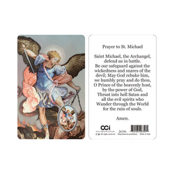 OCI Saint Michael Prayer and Resin Medal