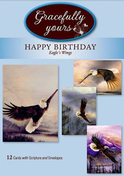 Birthday Greeting Cards Boxed Eagles Wings