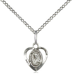 Scapular, Sterling Silver with 18” light curb chain