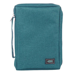 Bible Cover - Fish Blue, Small