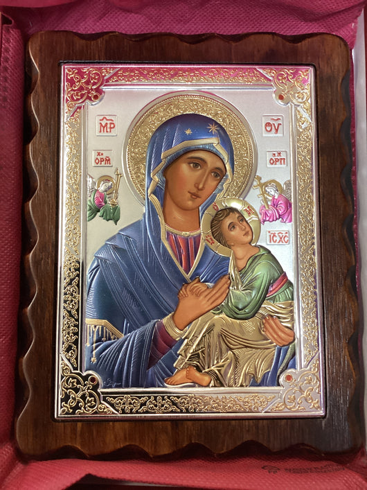 Our Lady of Perpetual Help Icon,  17x21.5cm