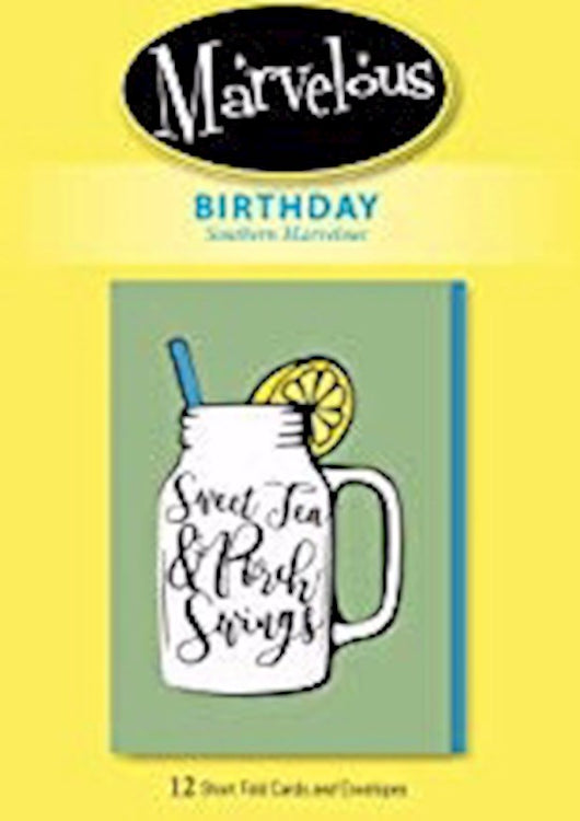 Birthday Southern Marvelous Greeting Boxed Cards (12)