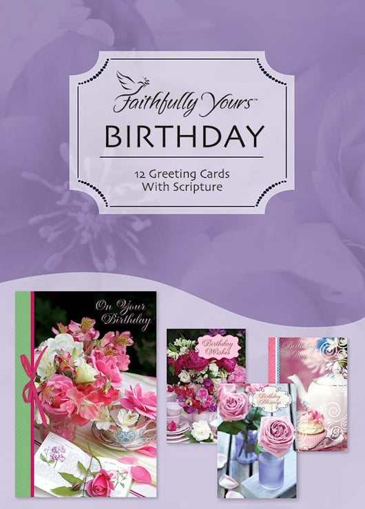 Birthday - Teacup Wishes - Boxed Cards (12)