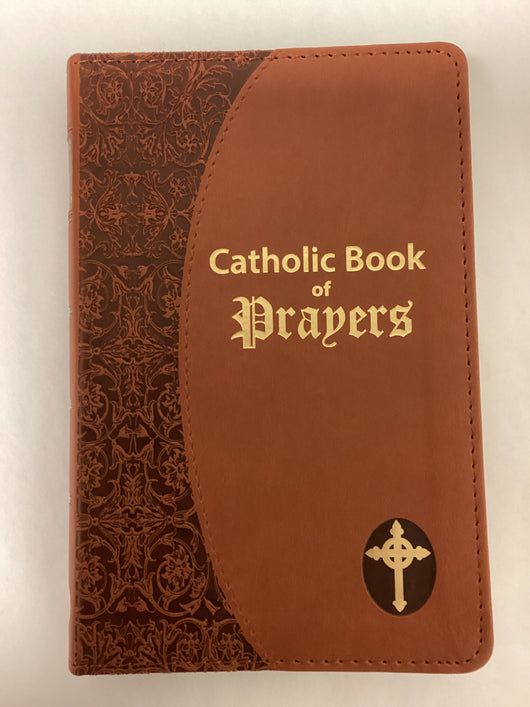 Catholic Book of Prayers, Large Print, Brown