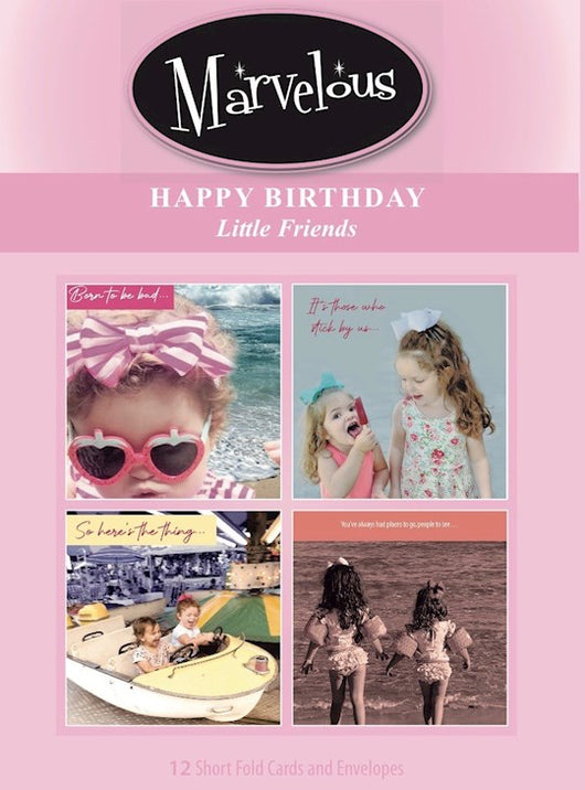 Birthday Little Friends Greeting Cards Boxed (12)