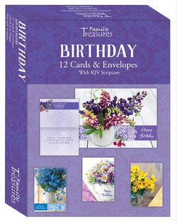 Birthday - Wildflowers - Boxed Cards (12)