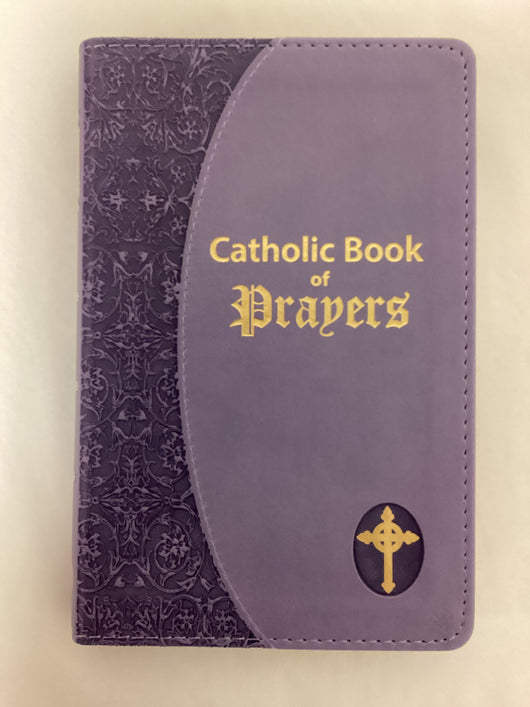 Catholic Book of Prayers, Large Print, Lavender