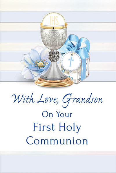 With Love, Grandson On Your First Holy Communion