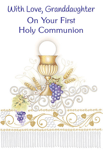 With Love, Granddaughter On Your First Holy Communion