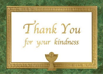 Thank You for Your Kindness Cards - Box of 50