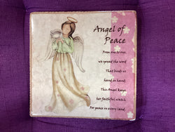 Angel of Peace Ceramic Plaque