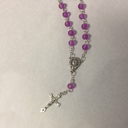 One Decade Auto Rosary with Clasp