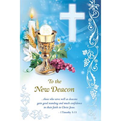 Greeting Card - Deacon Ordination