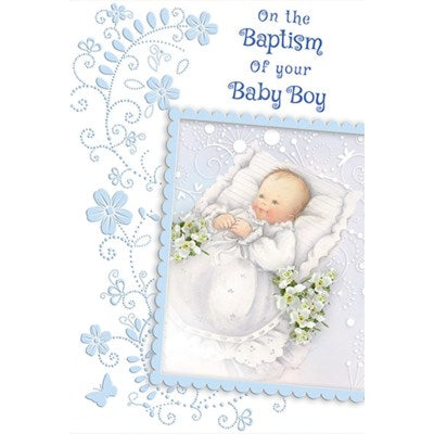 Greeting Card - Baptism Boy