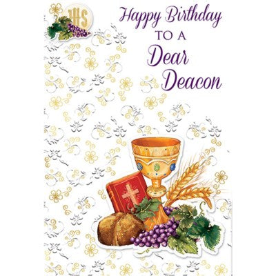 Greeting Card - Deacon Birthday