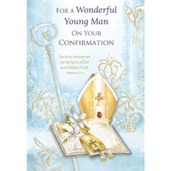 Greeting Card - Young Man Confirmation