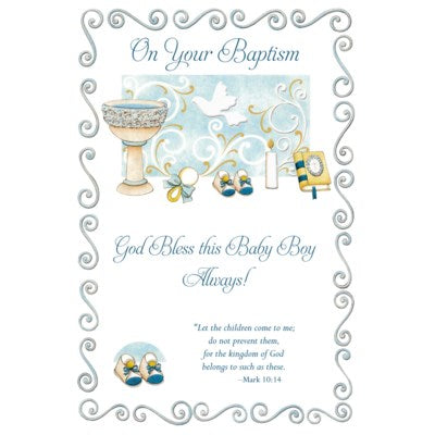 Greeting Card - Baptism Boy