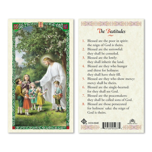 The Beatitudes Prayer Card