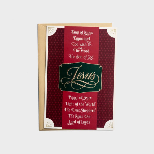 Christmas Names of Jesus - Box of 18 Cards