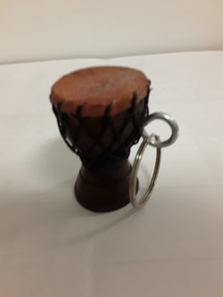 Ebony Djembe Key Chain