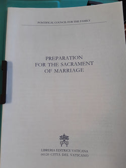 PREPARATION FOR THE SACRAMENT OF MARRIAGE