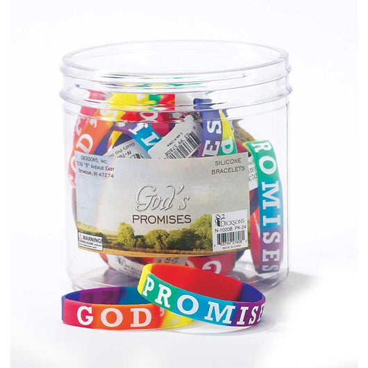 Silicone Bracelet - God’s Promises - multicoloured