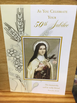 As You Celebrate Your 50th Jubilee  Greeting Card