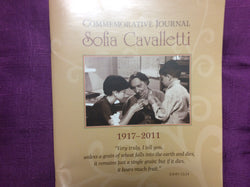 Commemorative Journal Sofia Cavaletti: 1917-2011